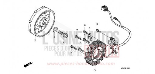 GENERATRICE CBR1000RR8 de 2008